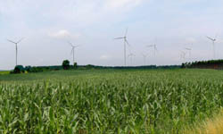 Sichtbarkeitsvisualisierung von Windkraftanlagen